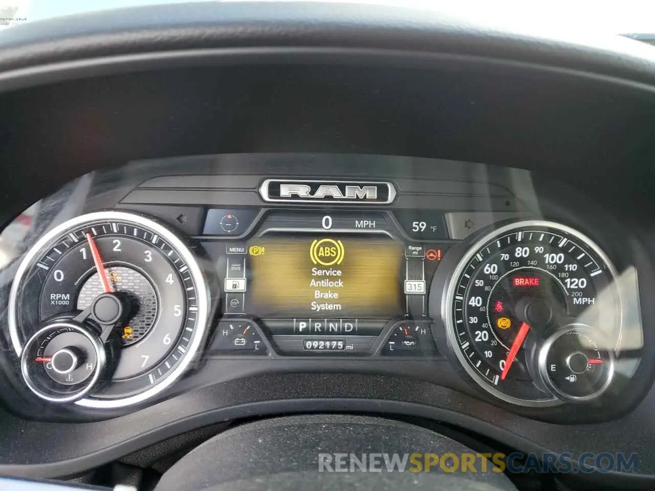 9 Photograph of a damaged car 1C6SRFFT3KN649954 RAM 1500 2019