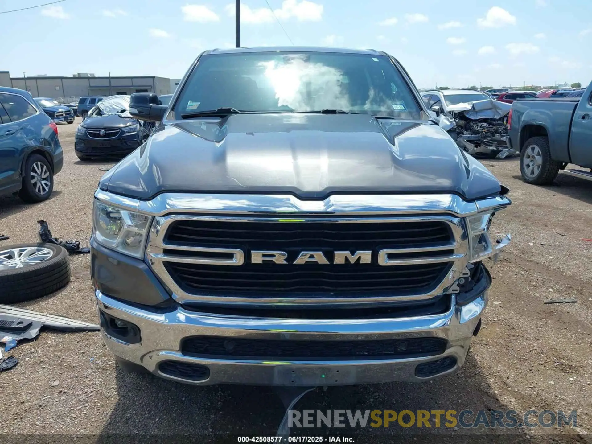 11 Photograph of a damaged car 1C6SRFFT3KN667970 RAM 1500 2019
