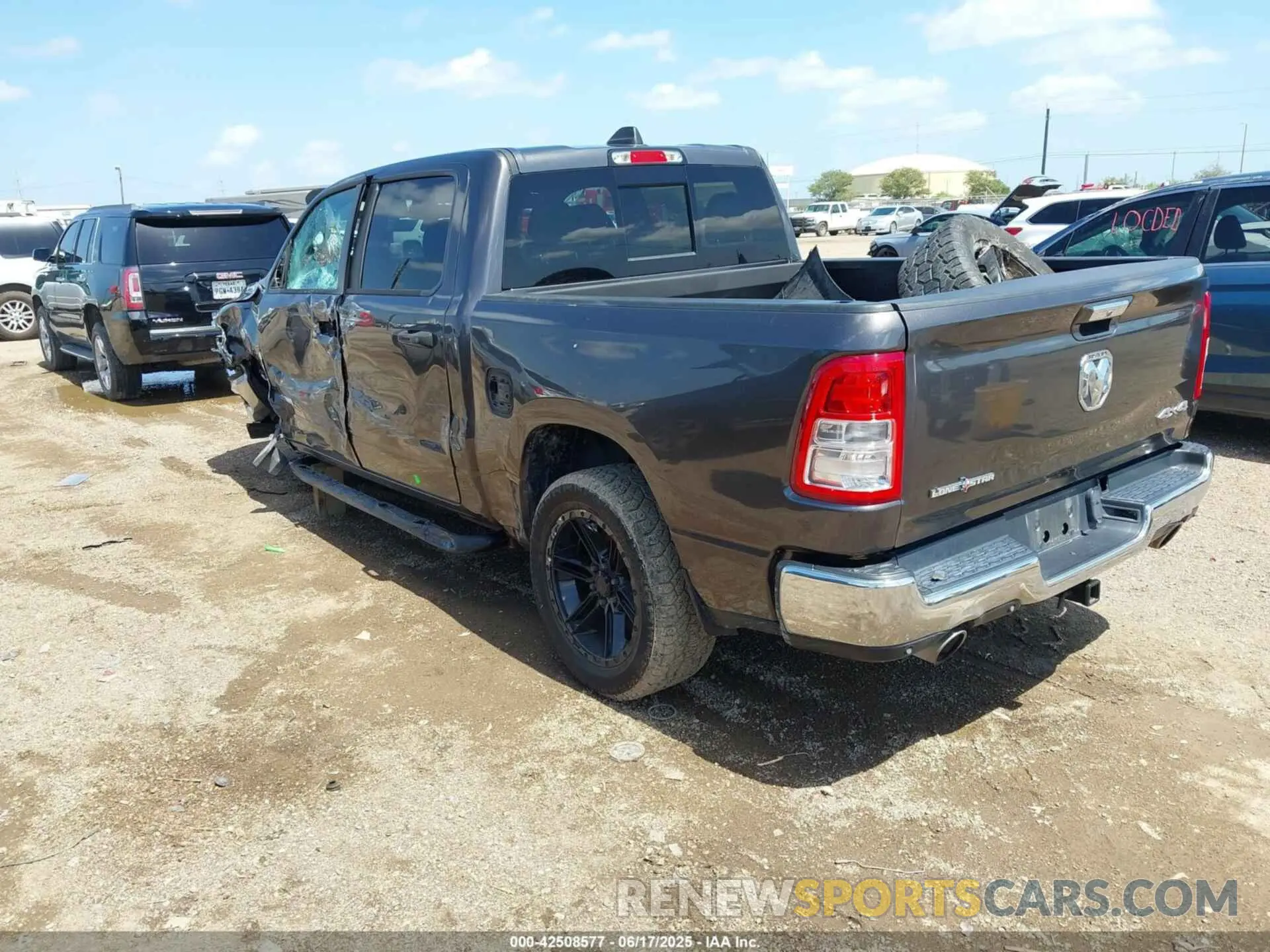 3 Photograph of a damaged car 1C6SRFFT3KN667970 RAM 1500 2019