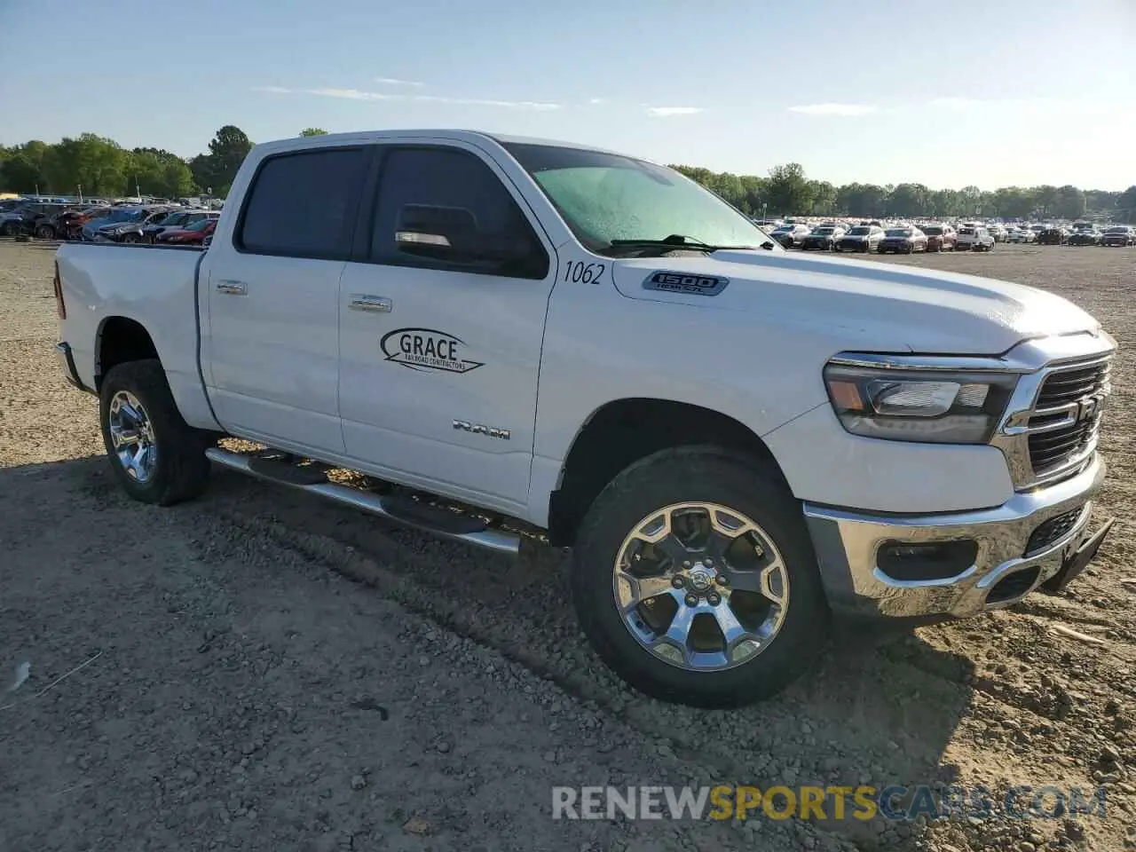 4 Photograph of a damaged car 1C6SRFFT3KN702992 RAM 1500 2019