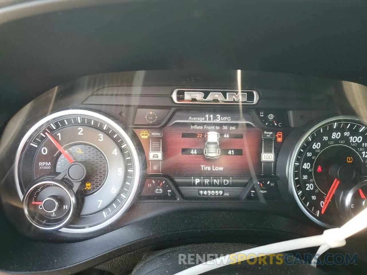 9 Photograph of a damaged car 1C6SRFFT3KN702992 RAM 1500 2019
