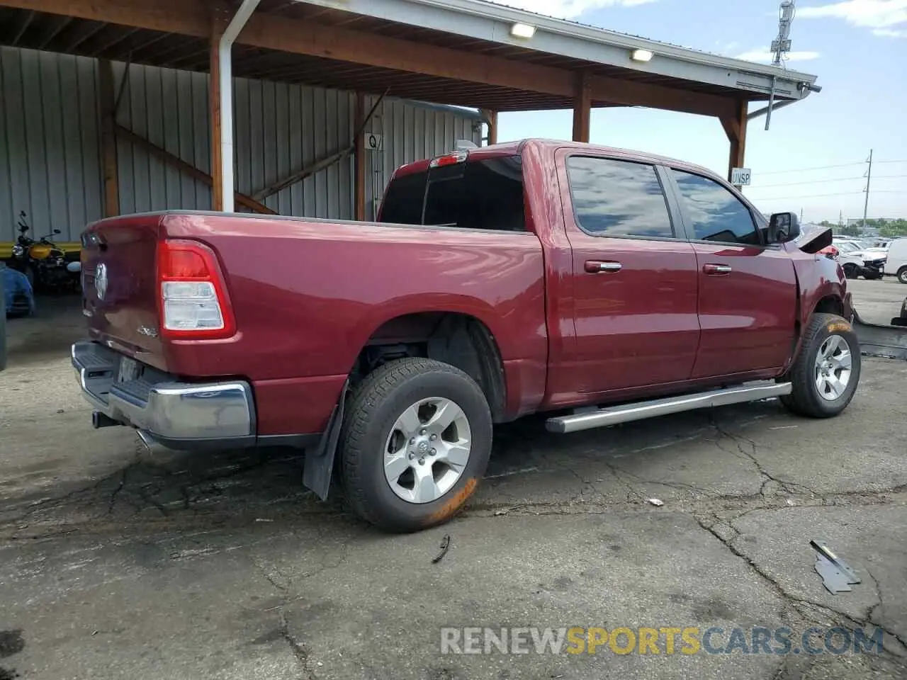 3 Photograph of a damaged car 1C6SRFFT3KN720019 RAM 1500 2019