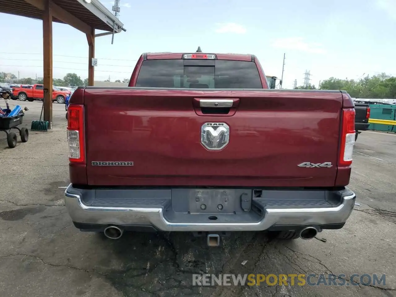 6 Photograph of a damaged car 1C6SRFFT3KN720019 RAM 1500 2019