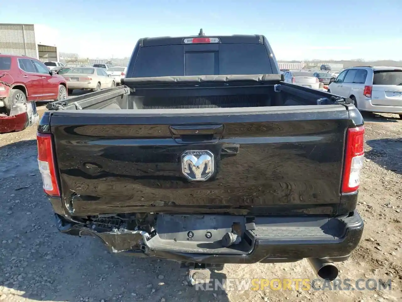 6 Photograph of a damaged car 1C6SRFFT3KN788658 RAM 1500 2019