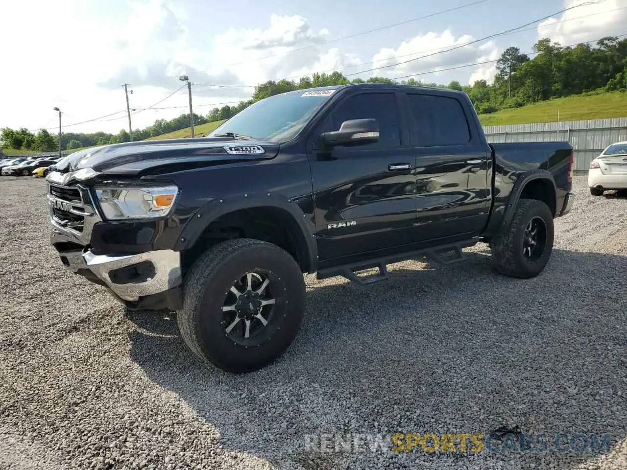 1 Photograph of a damaged car 1C6SRFFT3KN852679 RAM 1500 2019