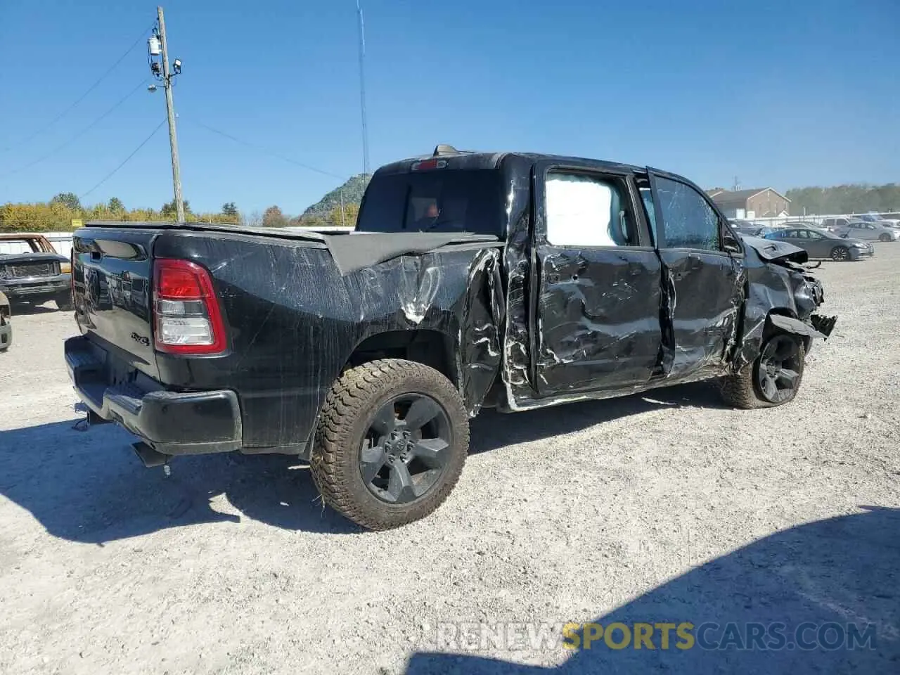3 Photograph of a damaged car 1C6SRFFT4KN583771 RAM 1500 2019
