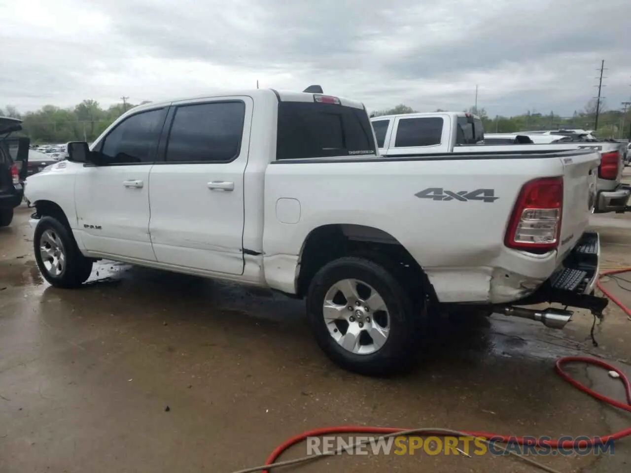 2 Photograph of a damaged car 1C6SRFFT4KN755586 RAM 1500 2019