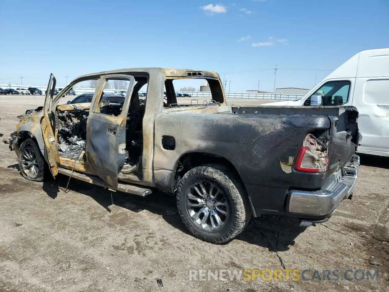 2 Photograph of a damaged car 1C6SRFFT4KN794615 RAM 1500 2019