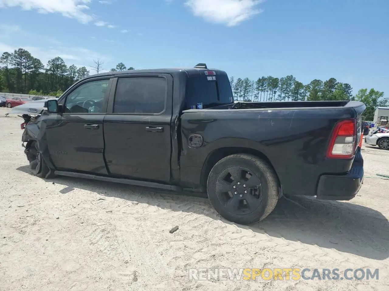 2 Photograph of a damaged car 1C6SRFFT4KN800039 RAM 1500 2019