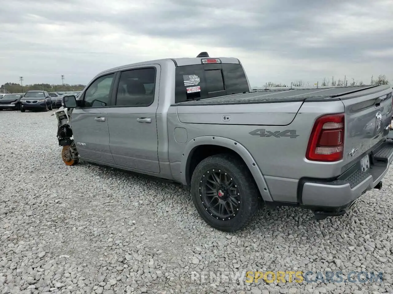 2 Photograph of a damaged car 1C6SRFFT4KN819318 RAM 1500 2019
