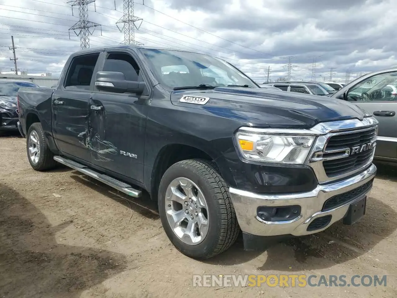 4 Photograph of a damaged car 1C6SRFFT4KN895167 RAM 1500 2019