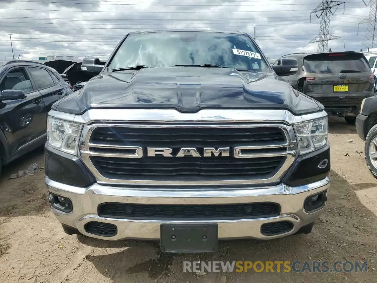 5 Photograph of a damaged car 1C6SRFFT4KN895167 RAM 1500 2019