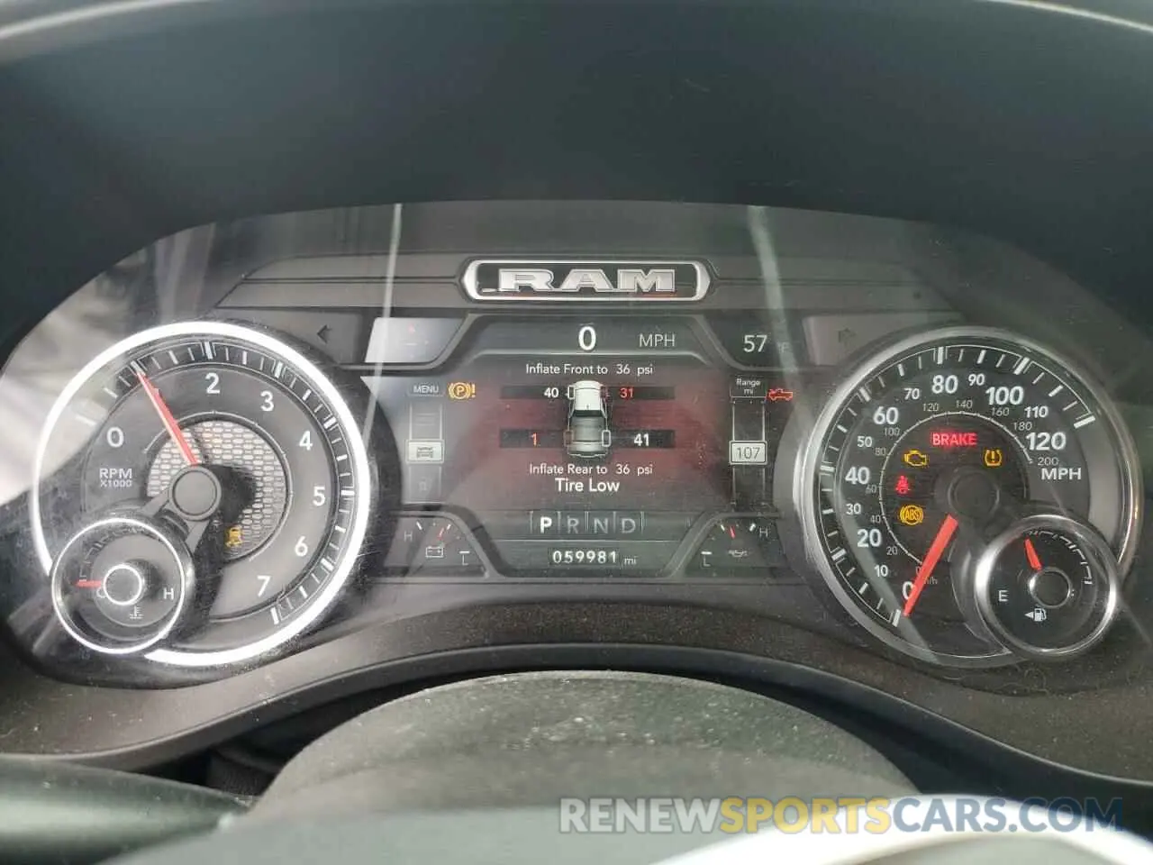 9 Photograph of a damaged car 1C6SRFFT4KN895167 RAM 1500 2019