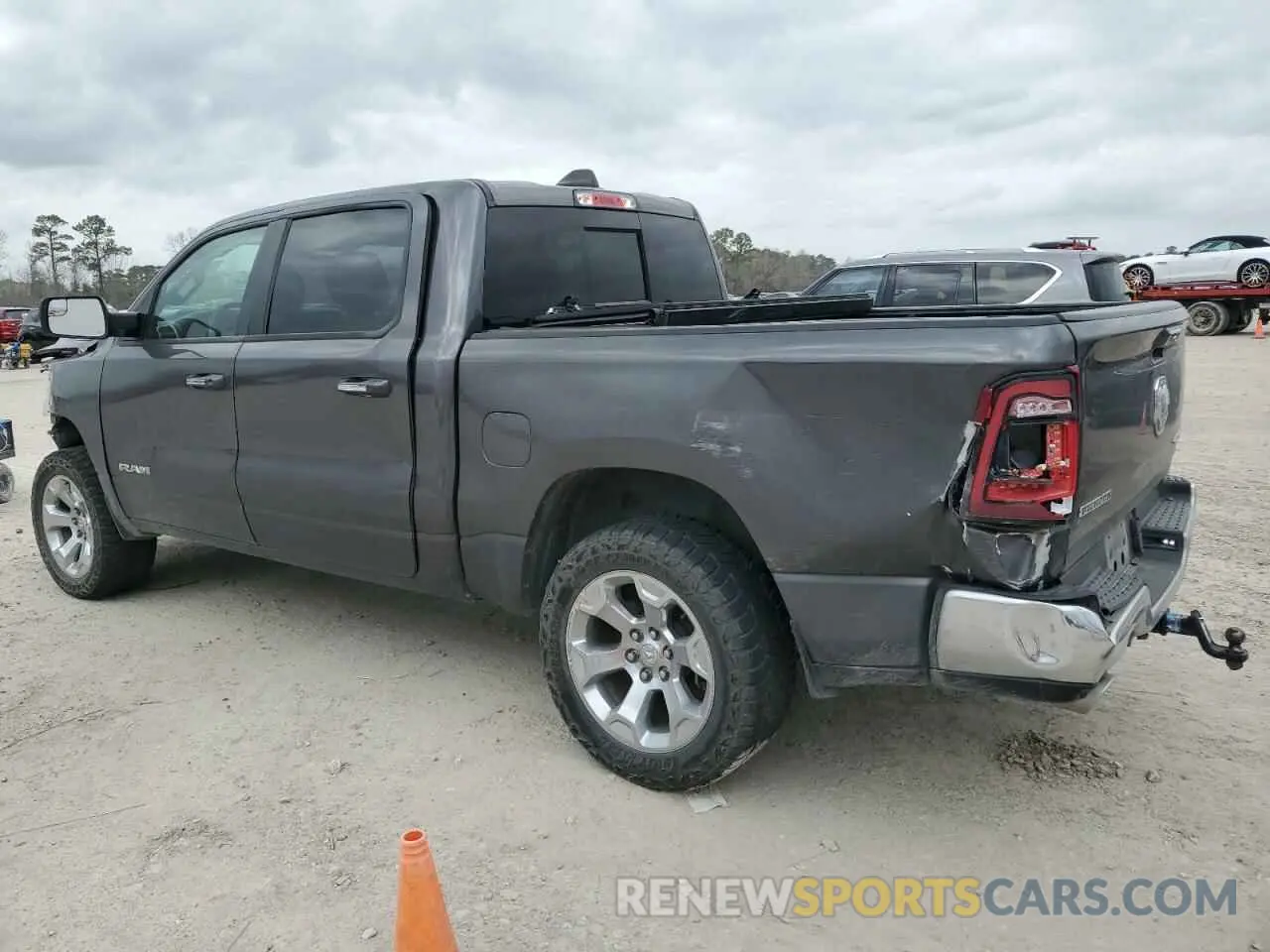 2 Photograph of a damaged car 1C6SRFFT5KN540203 RAM 1500 2019