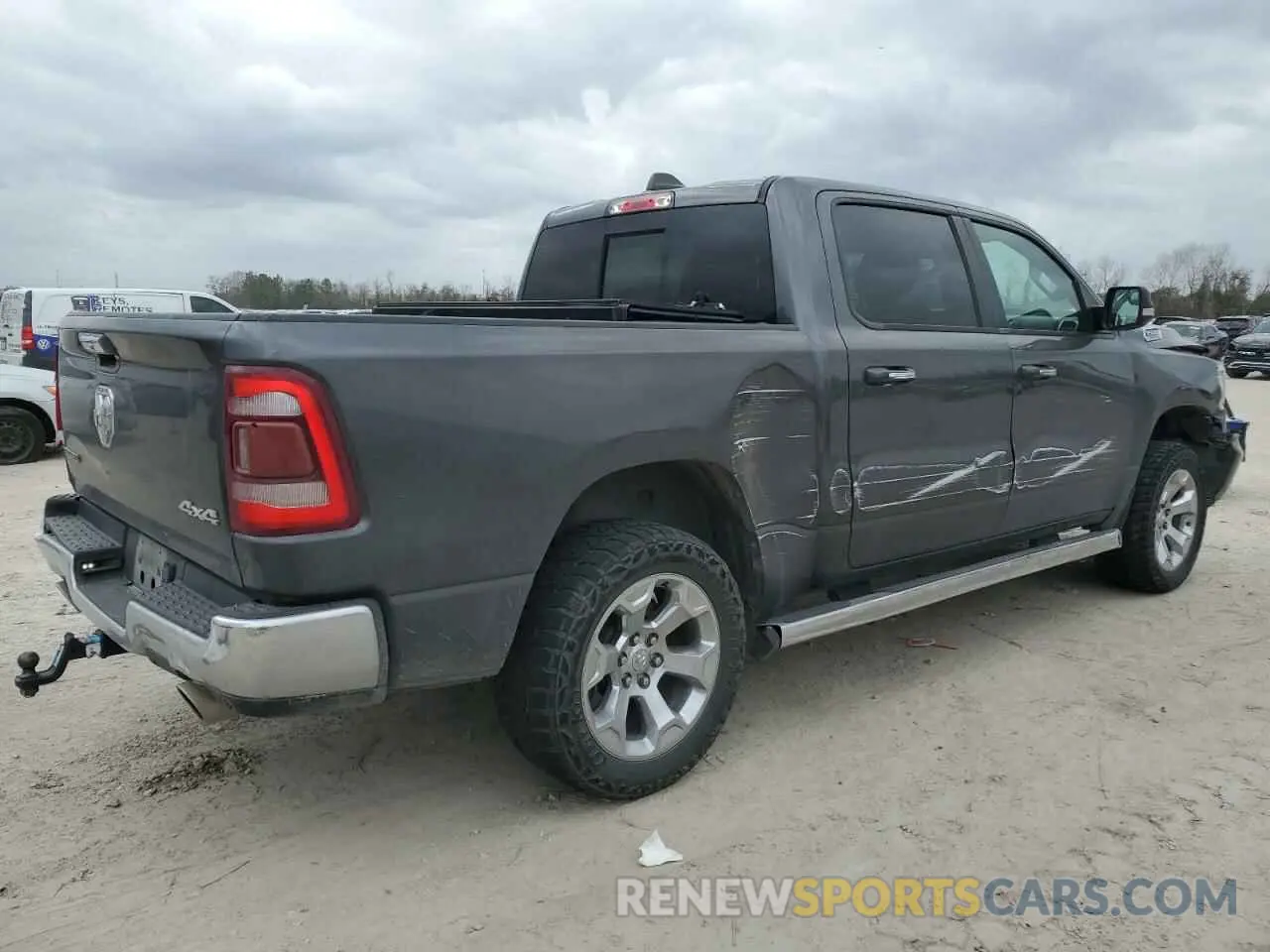 3 Photograph of a damaged car 1C6SRFFT5KN540203 RAM 1500 2019