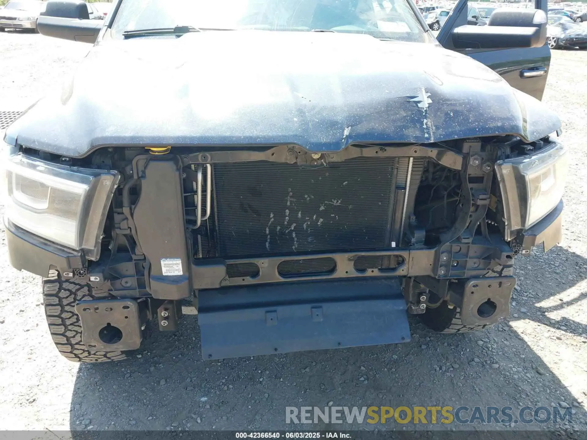 6 Photograph of a damaged car 1C6SRFFT5KN544445 RAM 1500 2019