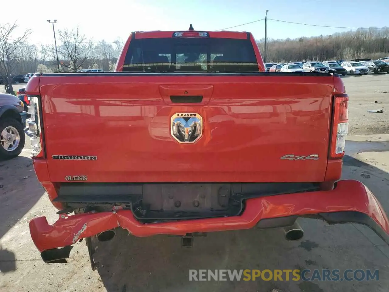 6 Photograph of a damaged car 1C6SRFFT5KN614090 RAM 1500 2019