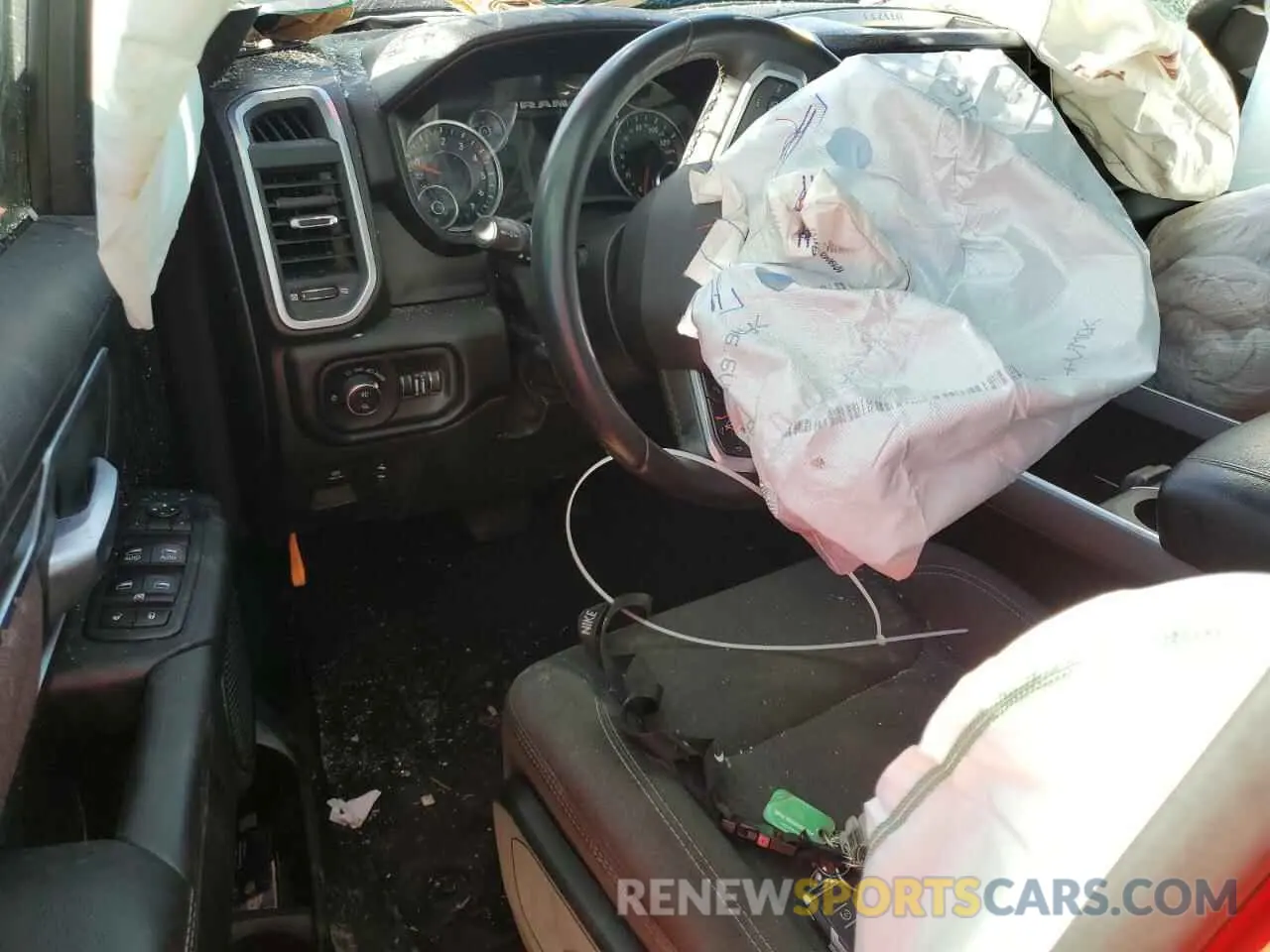 8 Photograph of a damaged car 1C6SRFFT5KN614090 RAM 1500 2019