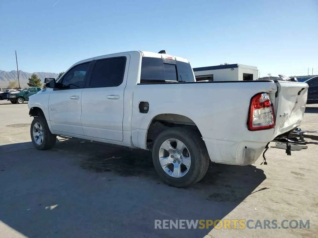 2 Photograph of a damaged car 1C6SRFFT5KN668991 RAM 1500 2019