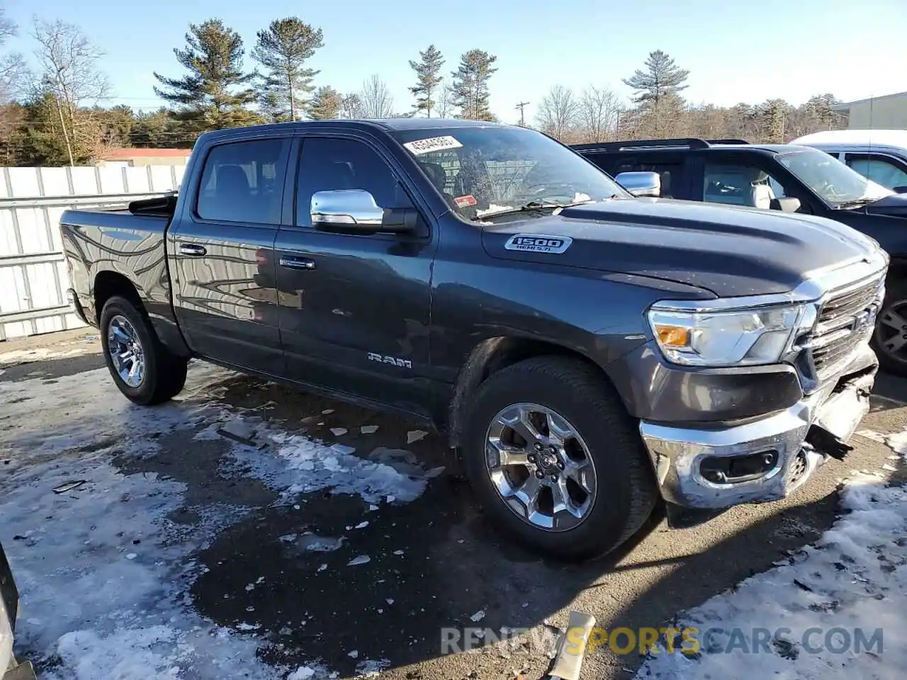 4 Photograph of a damaged car 1C6SRFFT5KN678582 RAM 1500 2019