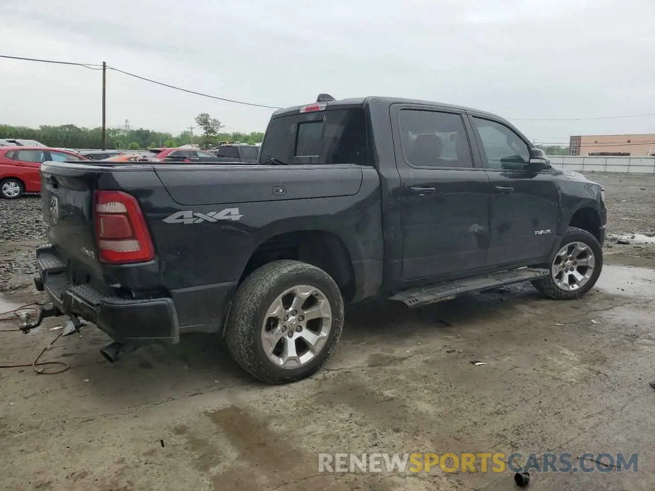 3 Photograph of a damaged car 1C6SRFFT5KN698816 RAM 1500 2019