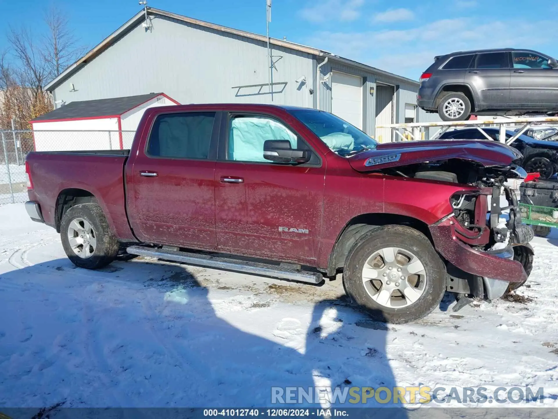 13 Photograph of a damaged car 1C6SRFFT5KN755709 RAM 1500 2019