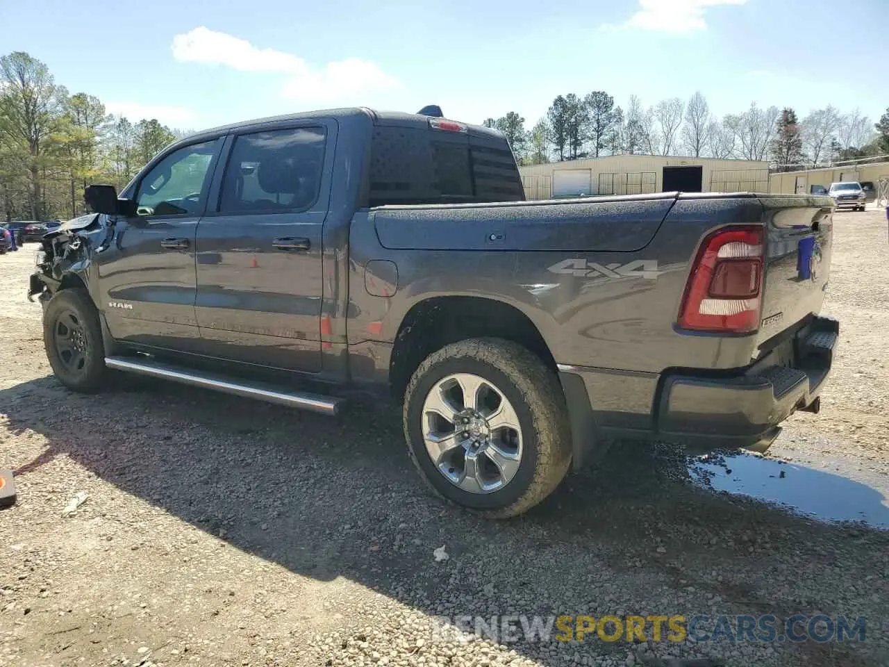 2 Photograph of a damaged car 1C6SRFFT5KN882850 RAM 1500 2019