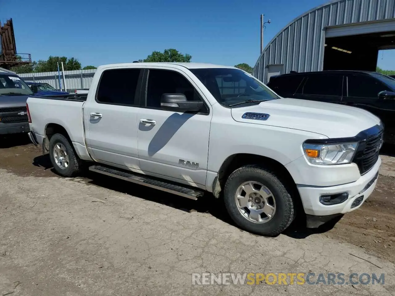 4 Photograph of a damaged car 1C6SRFFT5KN910792 RAM 1500 2019