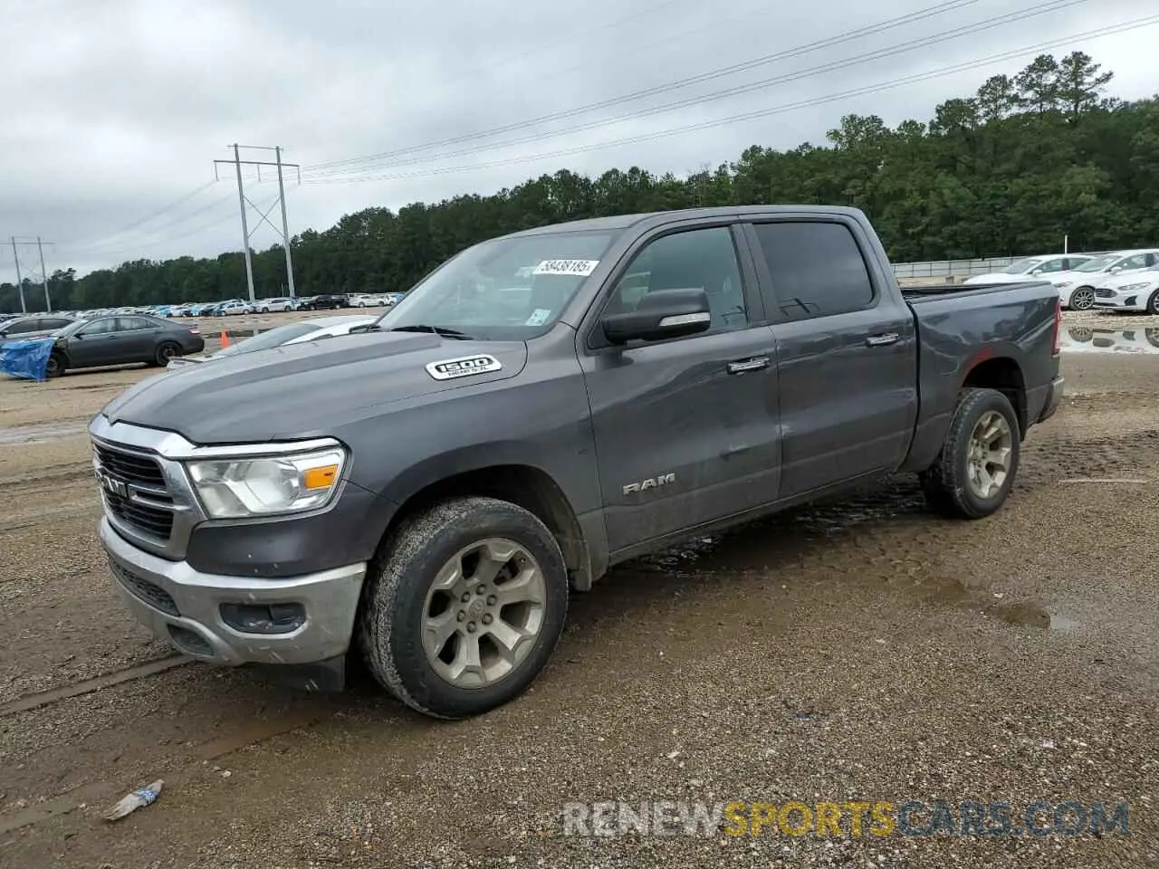 1 Photograph of a damaged car 1C6SRFFT6KN539304 RAM 1500 2019