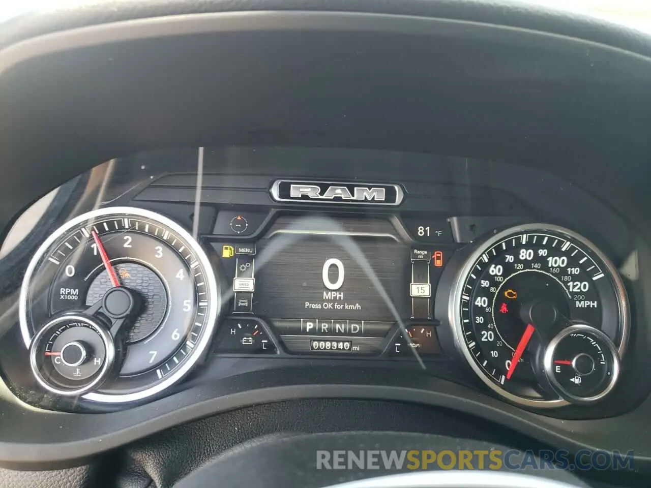 9 Photograph of a damaged car 1C6SRFFT6KN540355 RAM 1500 2019