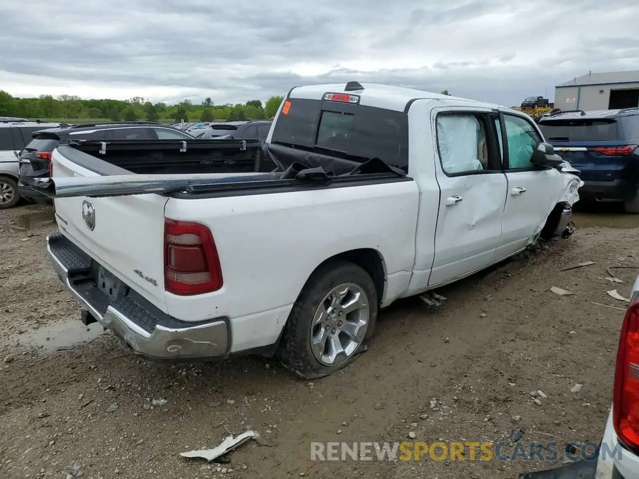 3 Photograph of a damaged car 1C6SRFFT6KN603812 RAM 1500 2019