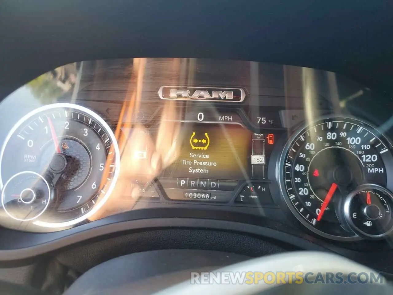 9 Photograph of a damaged car 1C6SRFFT6KN637409 RAM 1500 2019