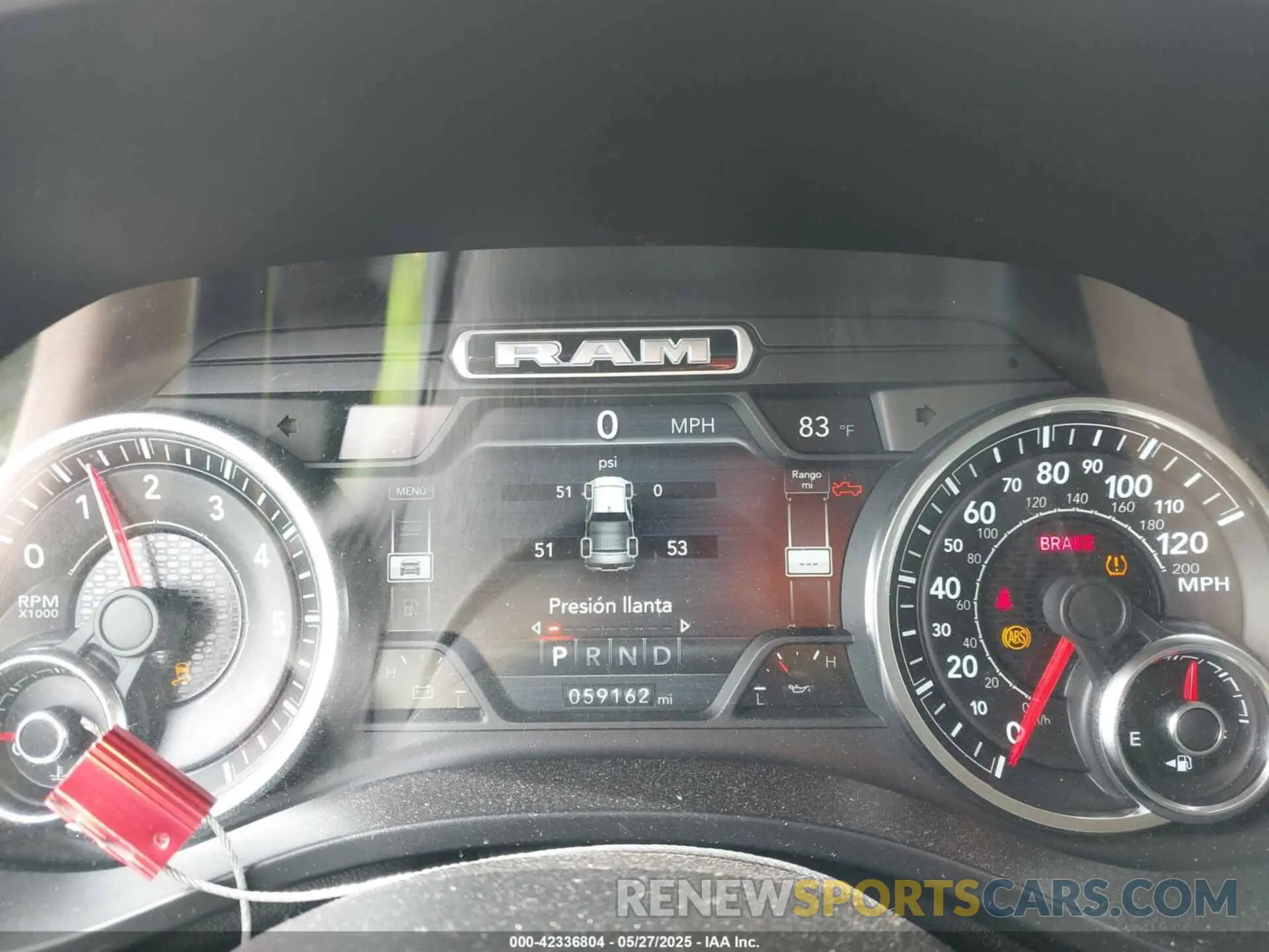 7 Photograph of a damaged car 1C6SRFFT6KN660091 RAM 1500 2019