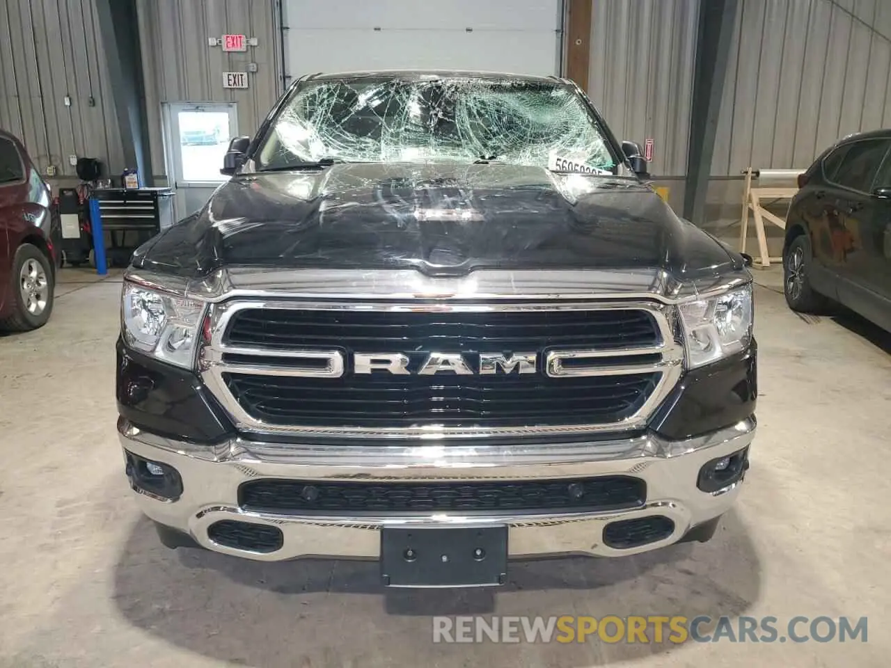 5 Photograph of a damaged car 1C6SRFFT6KN802438 RAM 1500 2019