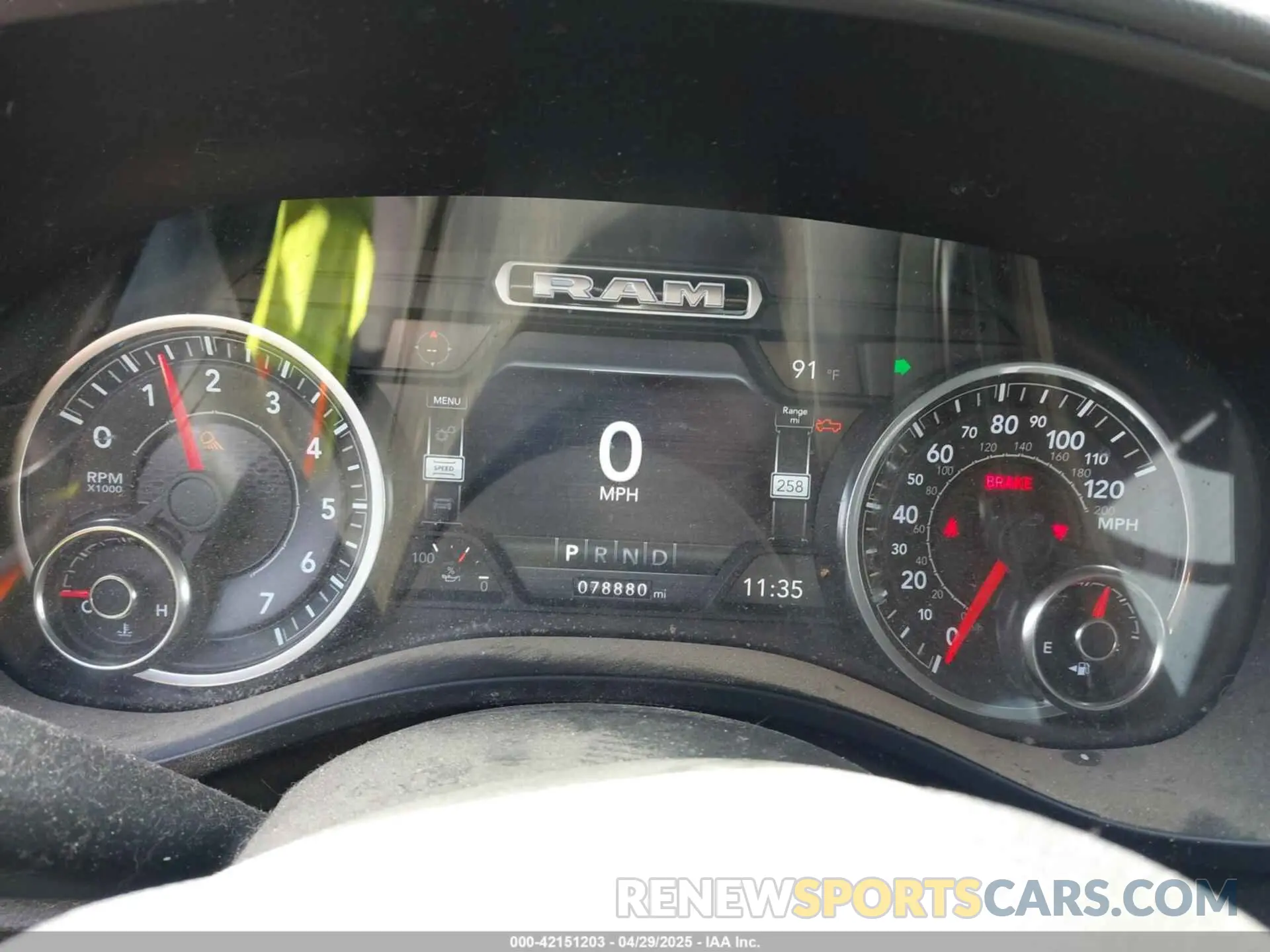 7 Photograph of a damaged car 1C6SRFFT6KN918805 RAM 1500 2019