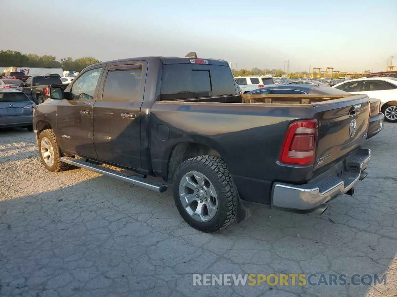 2 Photograph of a damaged car 1C6SRFFT7KN535777 RAM 1500 2019
