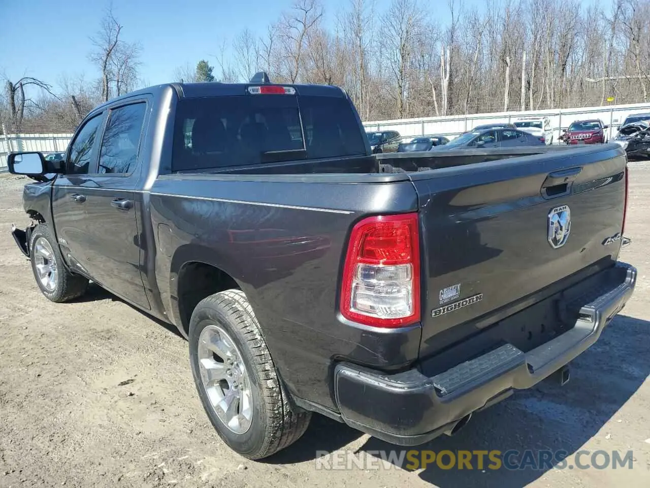 2 Photograph of a damaged car 1C6SRFFT7KN658835 RAM 1500 2019