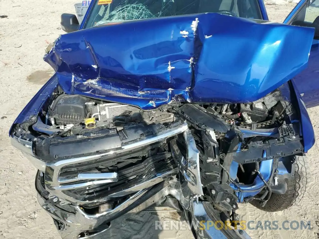 11 Photograph of a damaged car 1C6SRFFT7KN663257 RAM 1500 2019