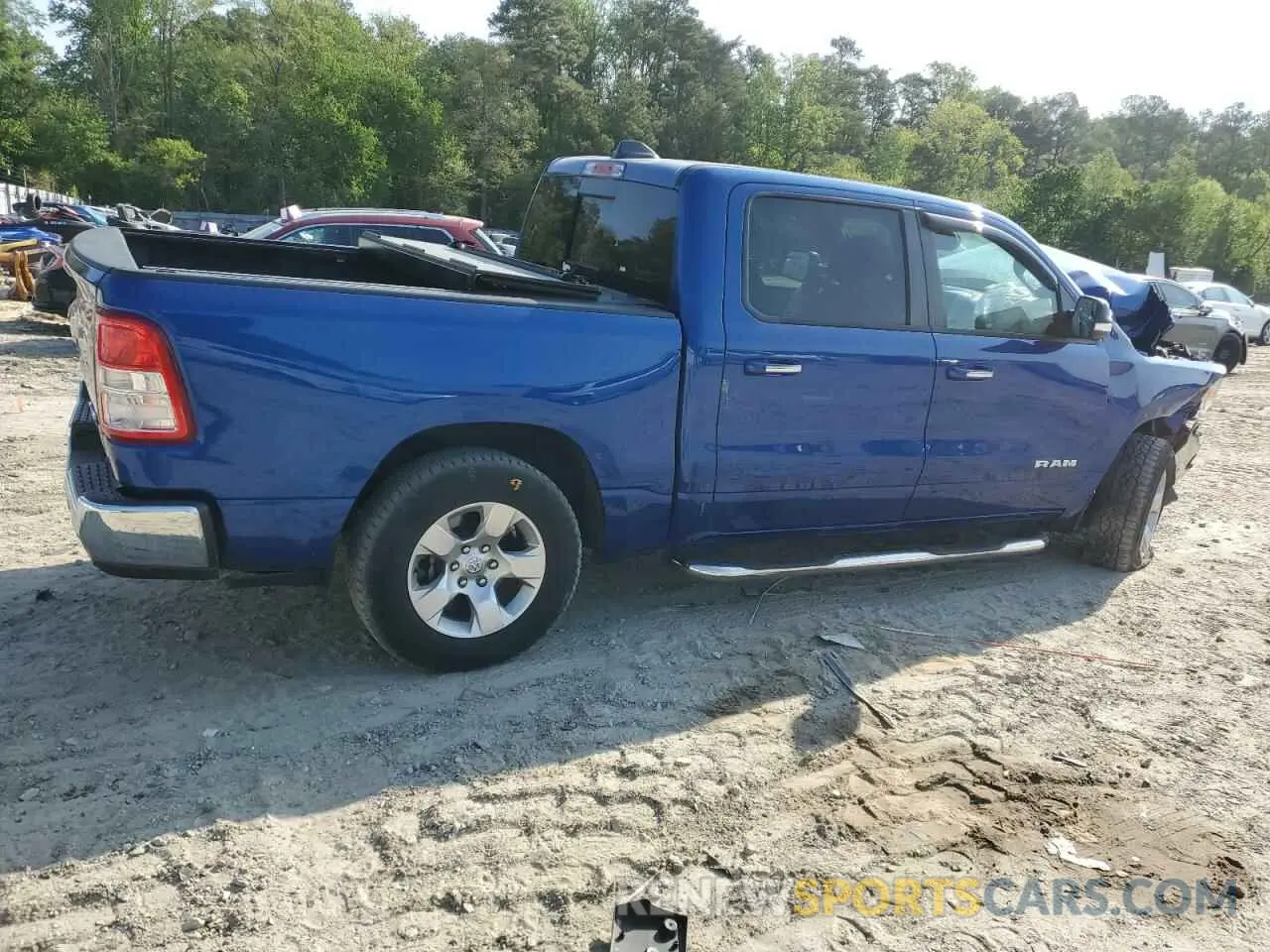 3 Photograph of a damaged car 1C6SRFFT7KN663257 RAM 1500 2019