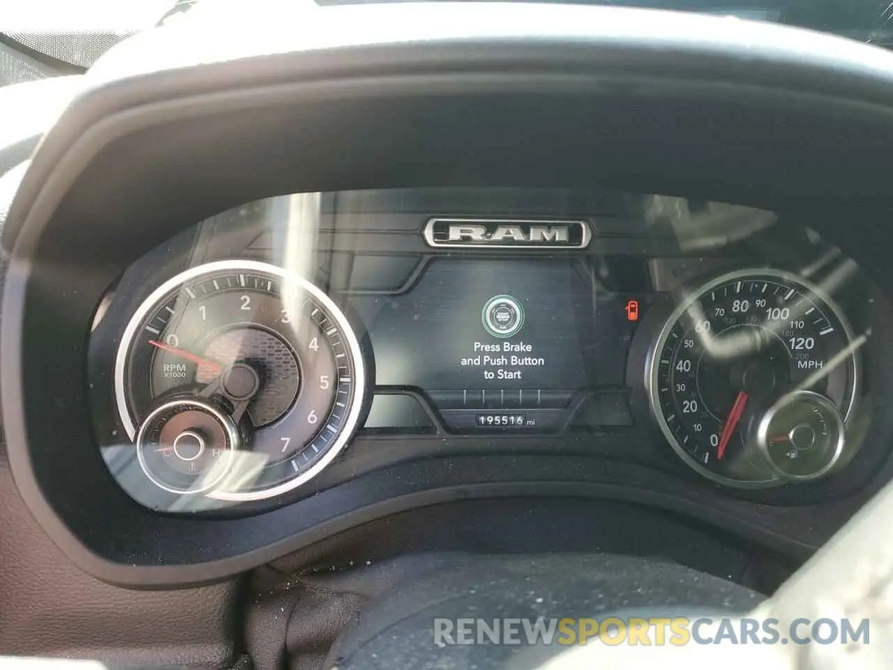 9 Photograph of a damaged car 1C6SRFFT7KN663257 RAM 1500 2019