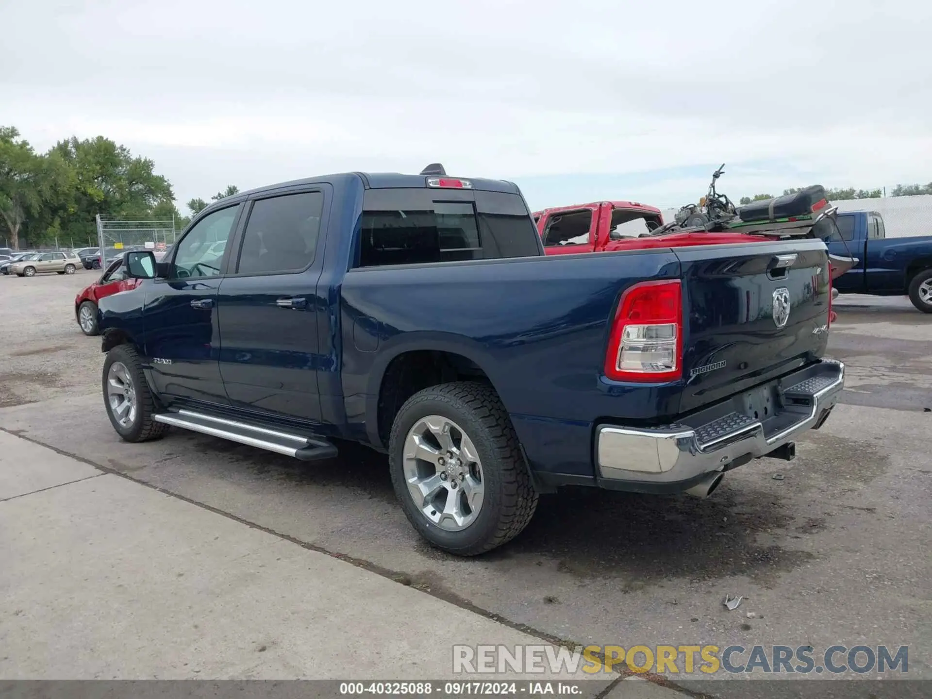 3 Photograph of a damaged car 1C6SRFFT7KN663677 RAM 1500 2019
