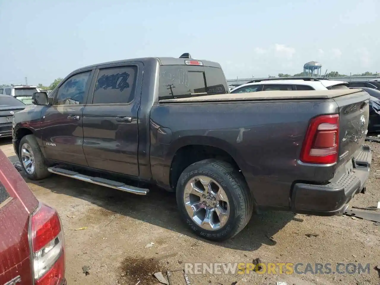 2 Photograph of a damaged car 1C6SRFFT7KN681502 RAM 1500 2019