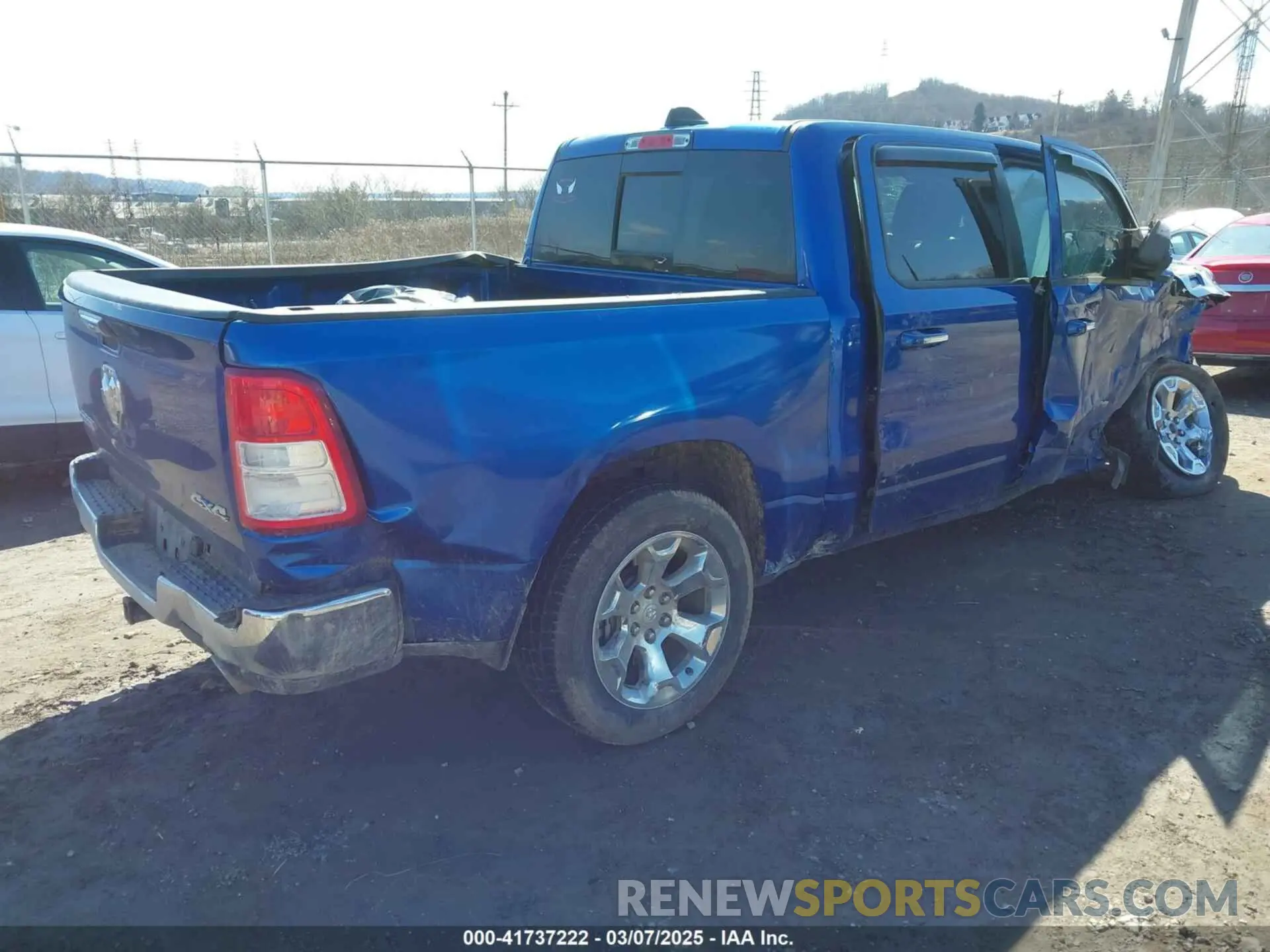 4 Photograph of a damaged car 1C6SRFFT7KN789375 RAM 1500 2019