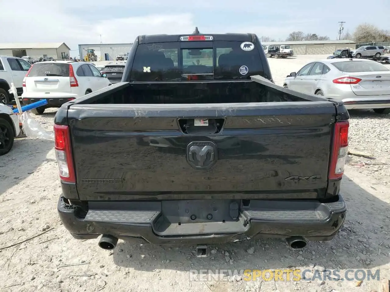 6 Photograph of a damaged car 1C6SRFFT7KN796990 RAM 1500 2019