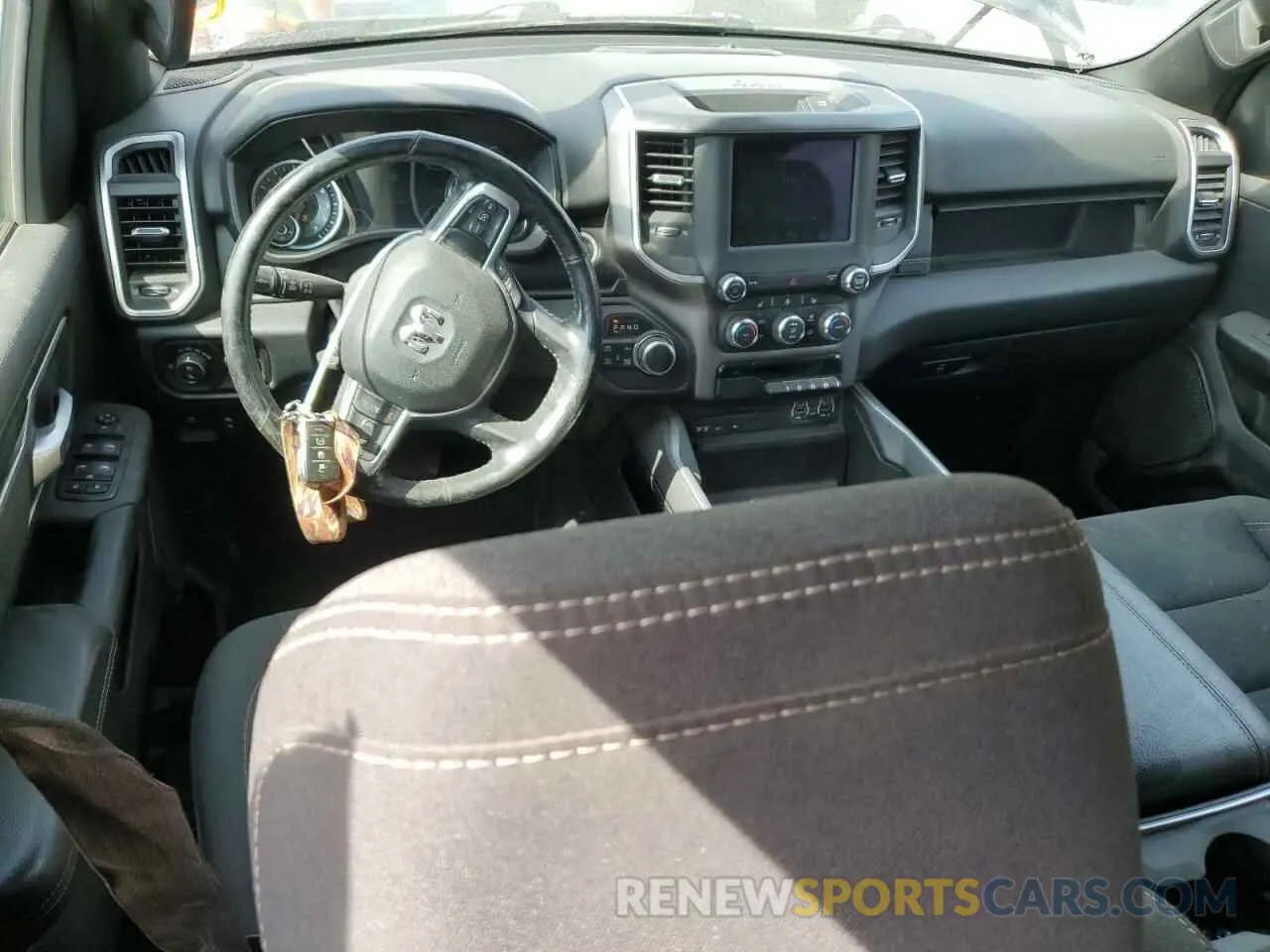 8 Photograph of a damaged car 1C6SRFFT7KN796990 RAM 1500 2019