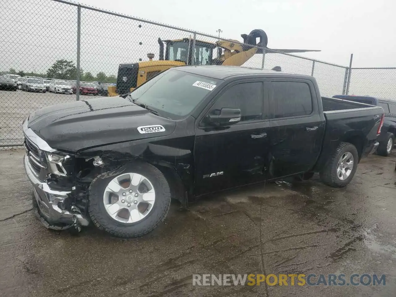 1 Photograph of a damaged car 1C6SRFFT7KN854273 RAM 1500 2019