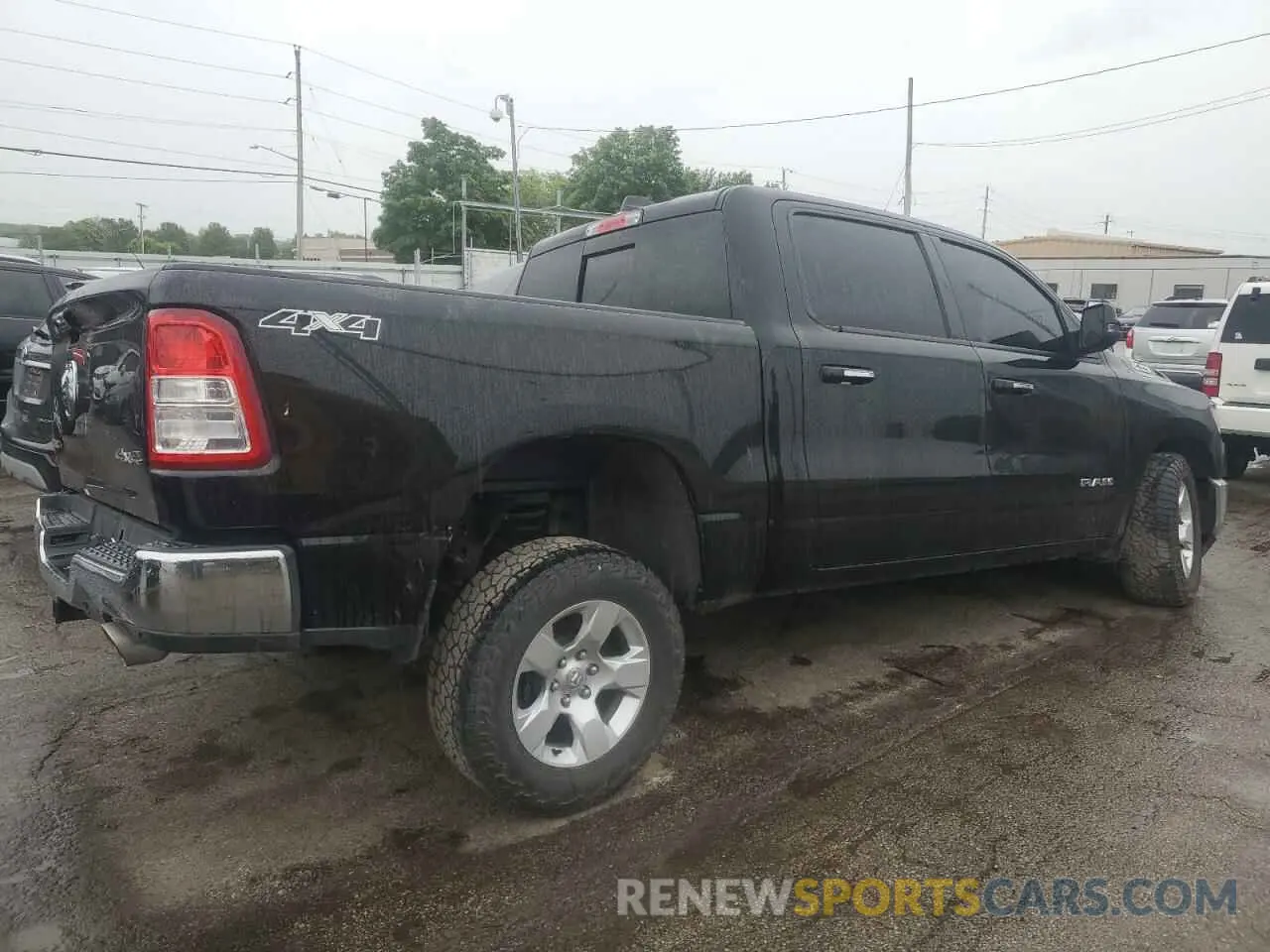 3 Photograph of a damaged car 1C6SRFFT7KN854273 RAM 1500 2019