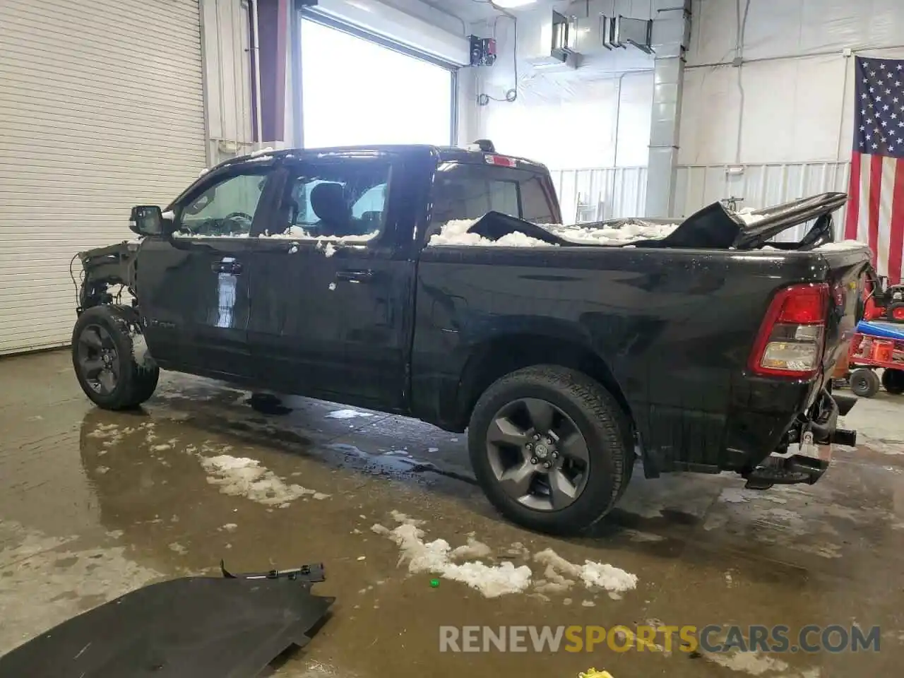 2 Photograph of a damaged car 1C6SRFFT7KN876239 RAM 1500 2019