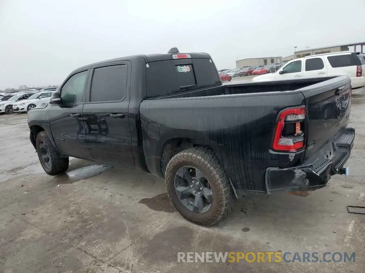 2 Photograph of a damaged car 1C6SRFFT8KN540180 RAM 1500 2019