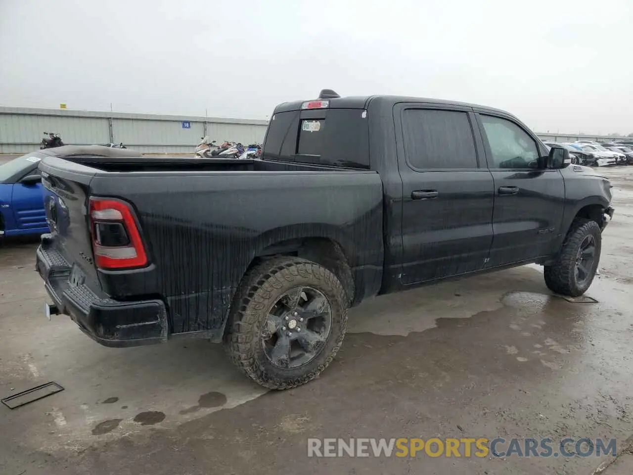 3 Photograph of a damaged car 1C6SRFFT8KN540180 RAM 1500 2019